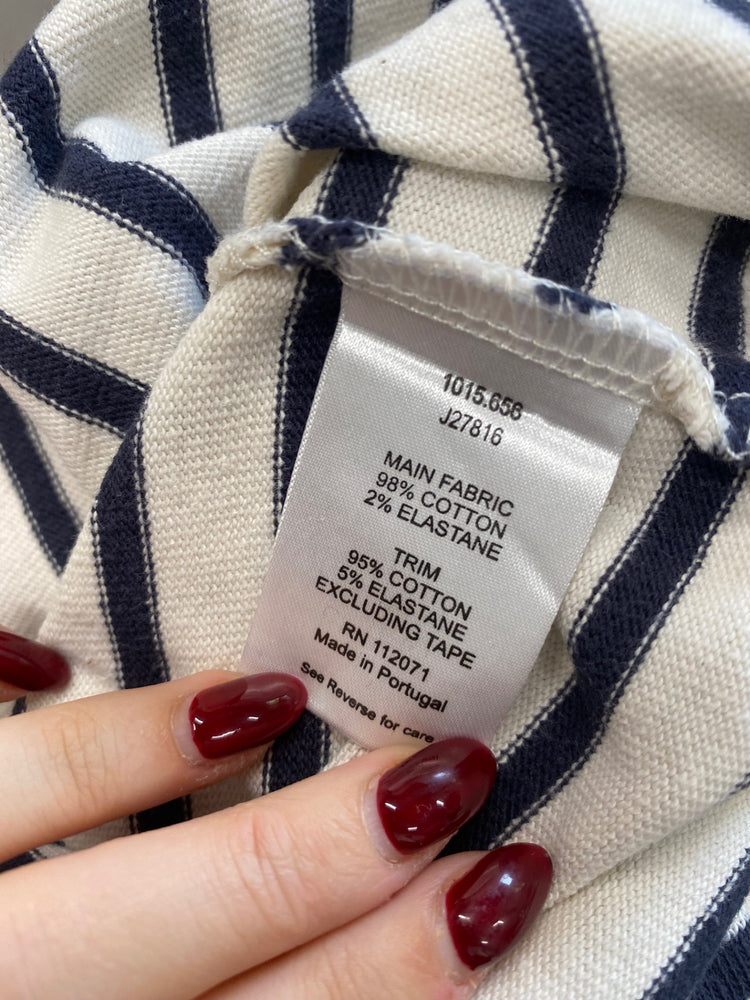 Fabulous Jigsaw Jumper UK M Cream navy DC433