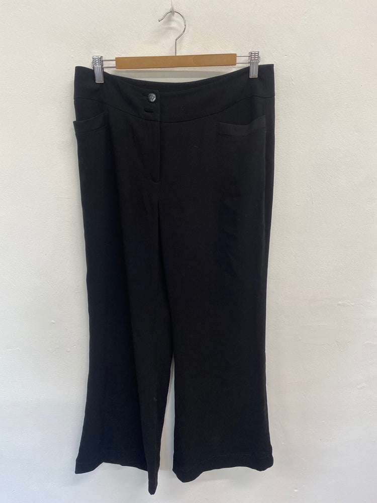 Fabulous Hobbs Pants UK12 Black office vibe DC433