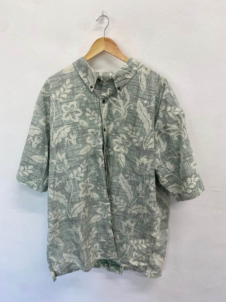 Fabulous Big dogs Shirt UK XXL Green Hawaiian SB001