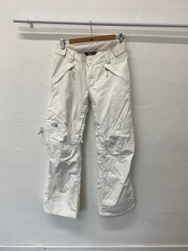 Fabulous The North Face Ski Hyvent Trousers UKS White PJ001