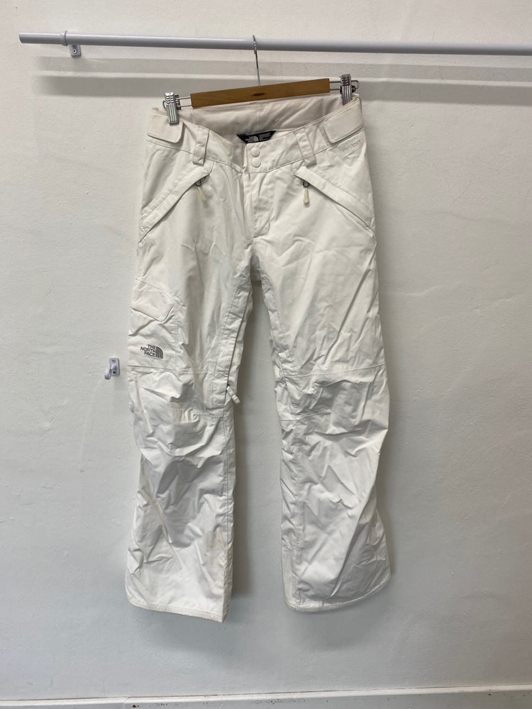 Fabulous The North Face Ski Hyvent Trousers UKS White PJ001