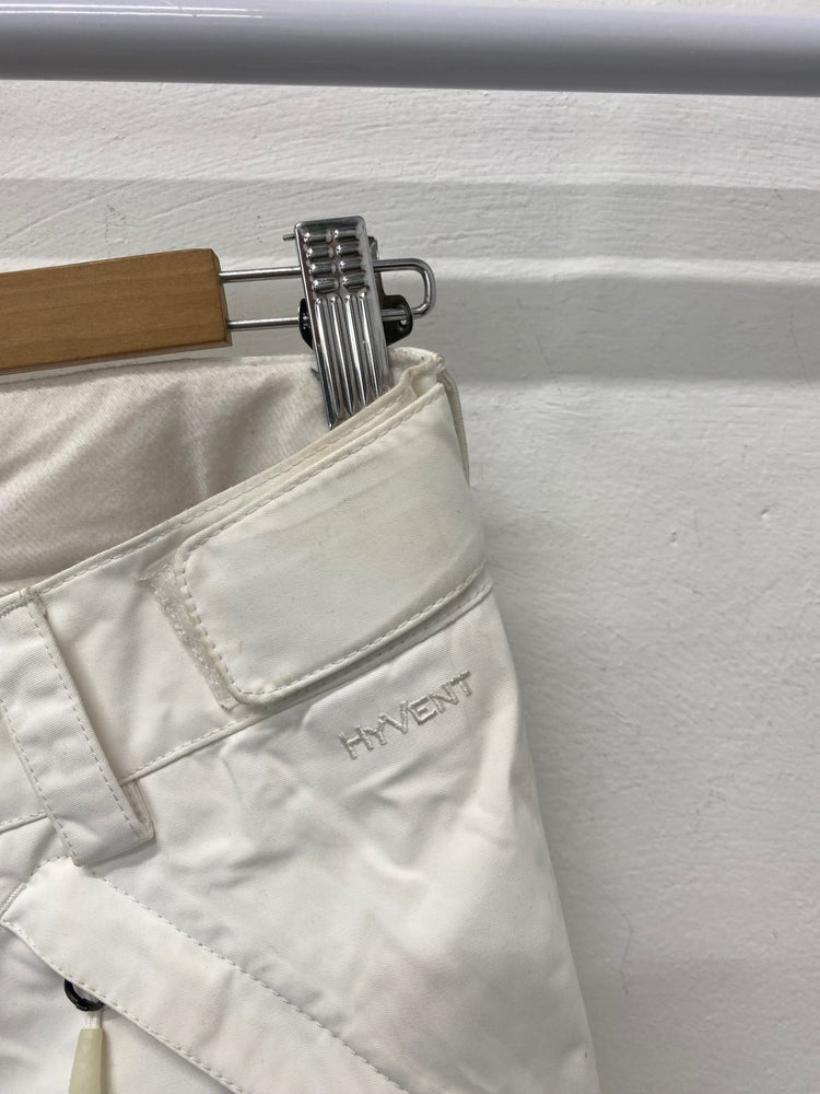 Fabulous The North Face Ski Hyvent Trousers UKS White PJ001