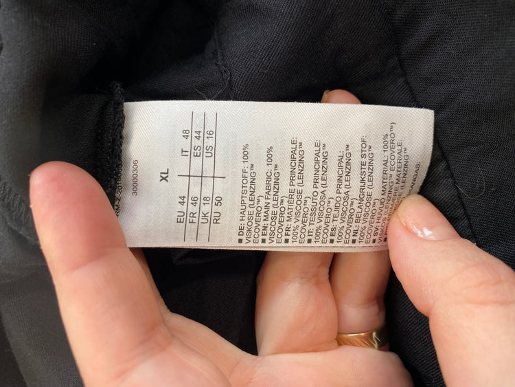 Fabulous Armedangels Black Jumpsuit UK18 ML435