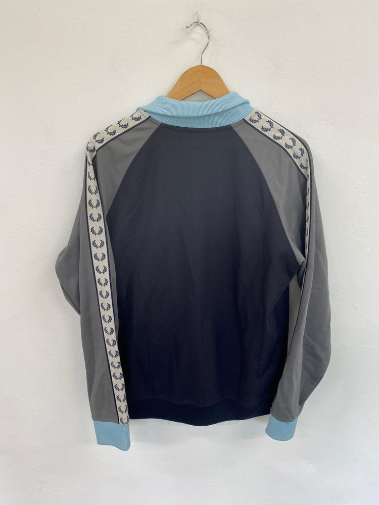 Classic Fred Perry Navy Mix Track Jacket UK L ML435