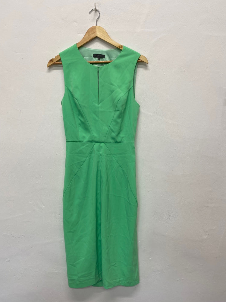 Fabulous Sheike mint loop Midi Dress UK10 Green NM001