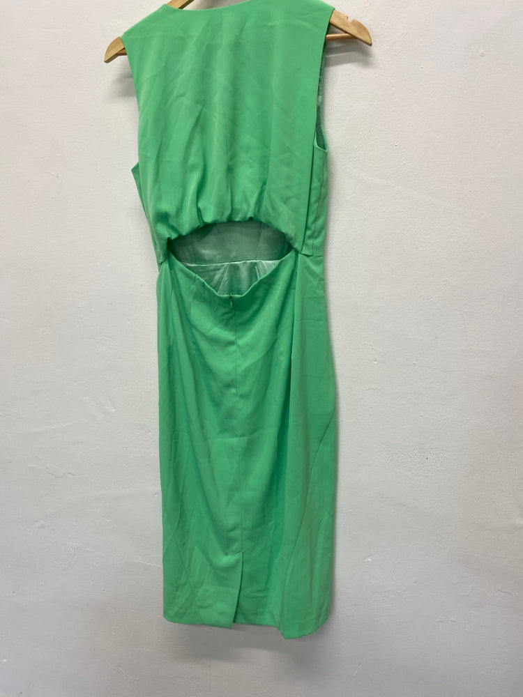 Fabulous Sheike mint loop Midi Dress UK10 Green NM001