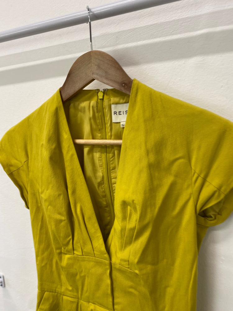 Fabulous REISS occasion event Dress Uk8 Yellow SN005