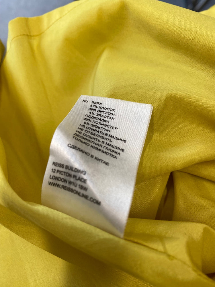 Fabulous REISS occasion event Dress Uk8 Yellow SN005