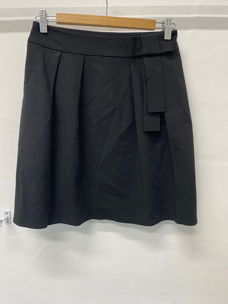 Fabulous Whistles mini Skirt Uk8 Black Bow detail SN005