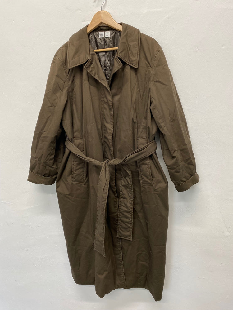 Fabulous UNIQLO U oversized Trench Coat UkM Brown KB001