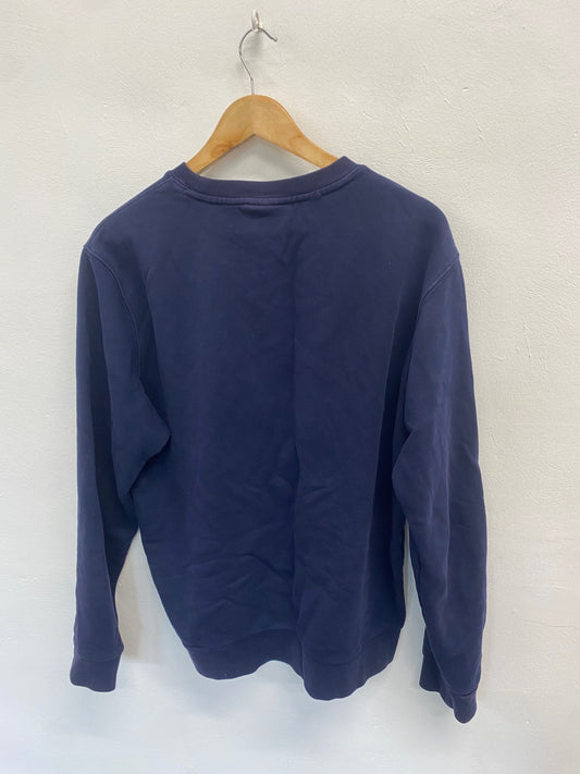 Classic Lacoste Sweater UK L Navy blue casual KB001