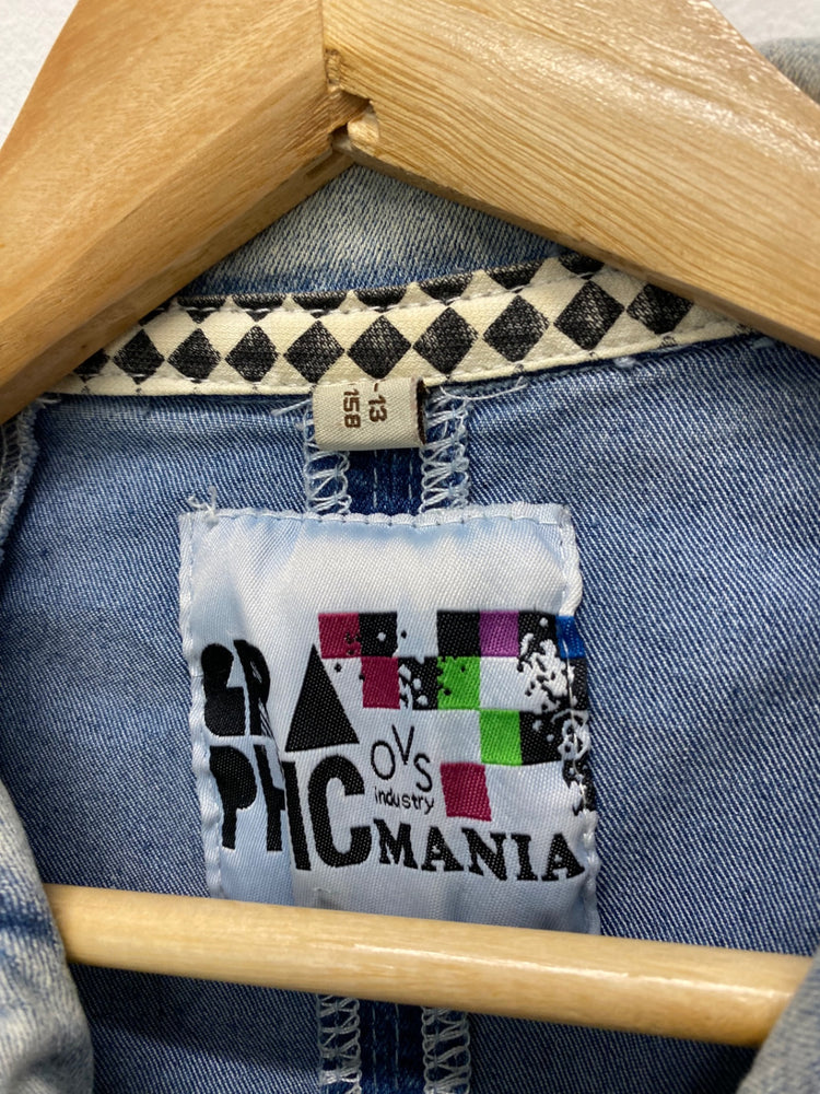 Fabulous GraPhicmania Denim Jacket Age 12-13 Light Blue KB001