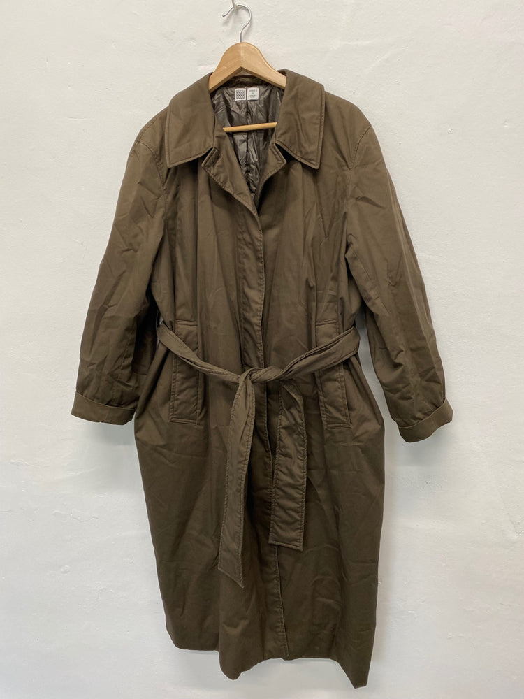 Fabulous UNIQLO U oversized Trench Coat UkM Brown KB001