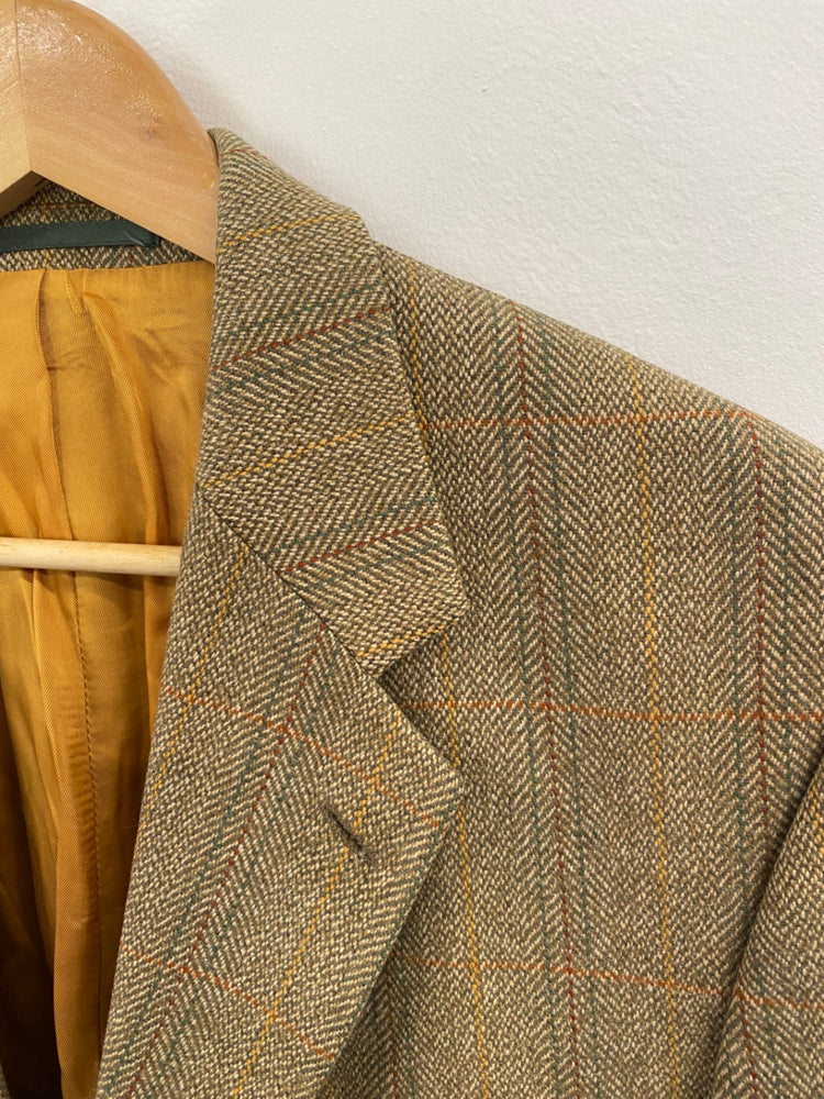 Fabulous Brook Tavener tweed sports coat jacket Blazer 42S Brown LC