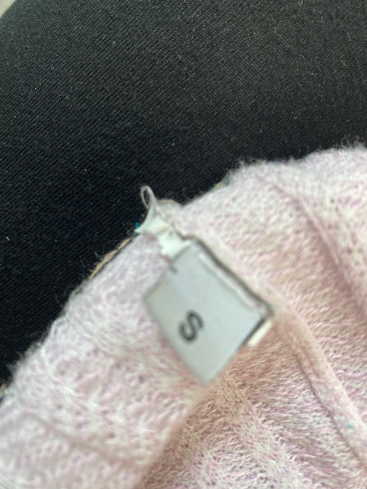 Fabulous PINKO striped knit stretch Midi Dress UKS Pinks KB001