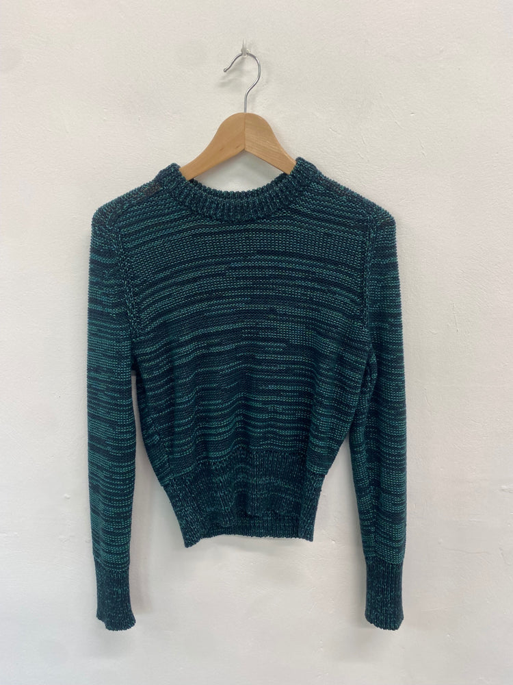 Fabulous Uniqlo U Sweater knit UK XS Dark Green KB001
