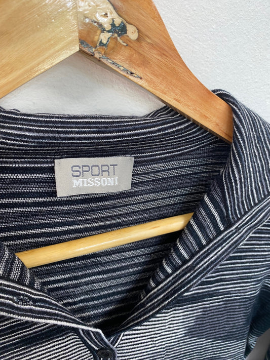 Fabulous SPORT MISSONI Dress UK8-10 Black and white KB001