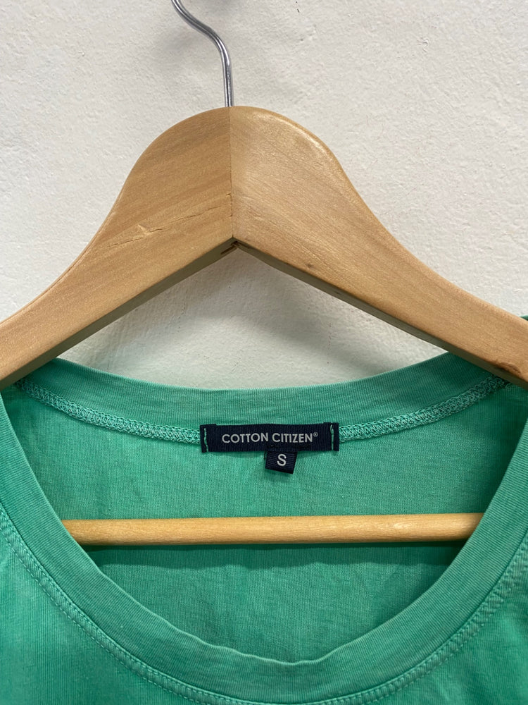 Fabulous COTTON CITIZEN T-Shirt UK S Green KB001