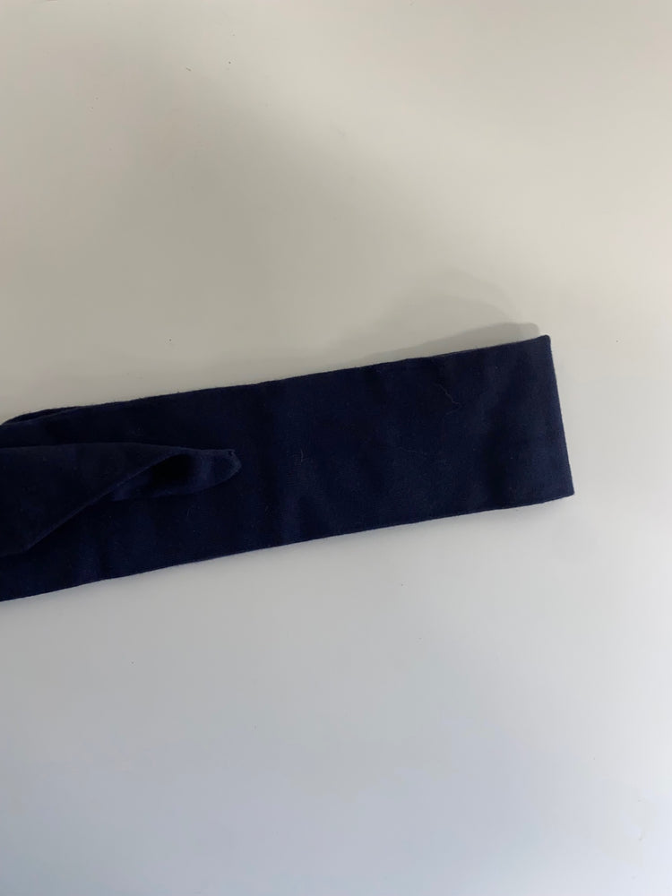 Fabulous John Smedley knit Belt M Navy Blue KB001