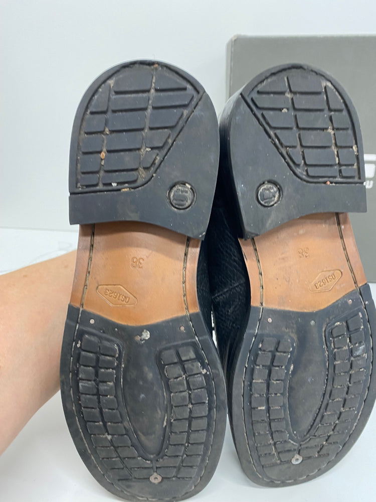 Fabulous G Star Roofer biker leather Boots UK5 Black KB001