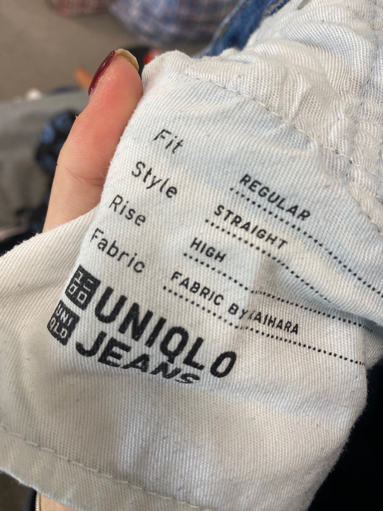 Fabulous Uniqlo Jeans W27” Blue casual straight high KB001