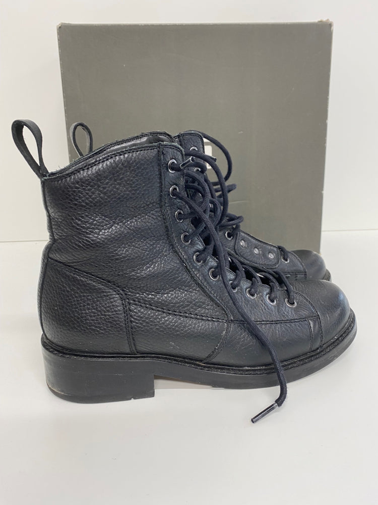 Fabulous G Star Roofer biker leather Boots UK5 Black KB001