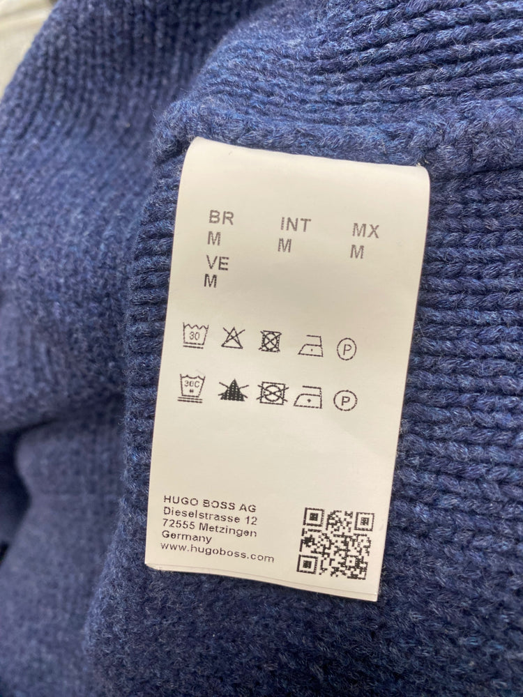 Classic Hugo Boss Sweater UK M Navy knit KB001