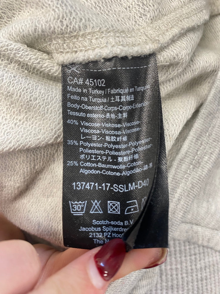 Fabulous Scotch & Soda Hoodie UK S Grey petite KB001