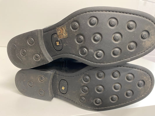 Fabulous KMB over the knee leather Boots UK6 Black Flat classics KB001