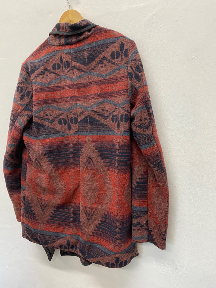 Fabulous Only Anno 1995 Blanket coat UkM Red Aztec blanket KB001