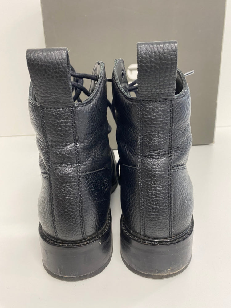 Fabulous G Star Roofer biker leather Boots UK5 Black KB001