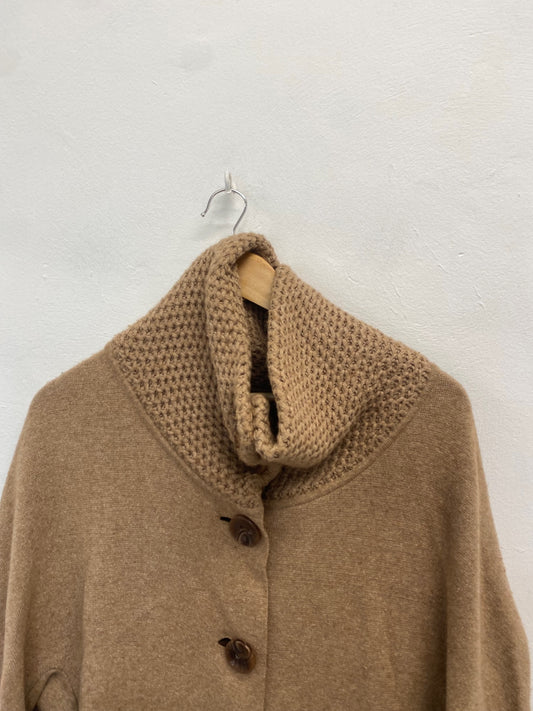 Fabulous Ella by viyella Longline cardigan UK M Beige KB001