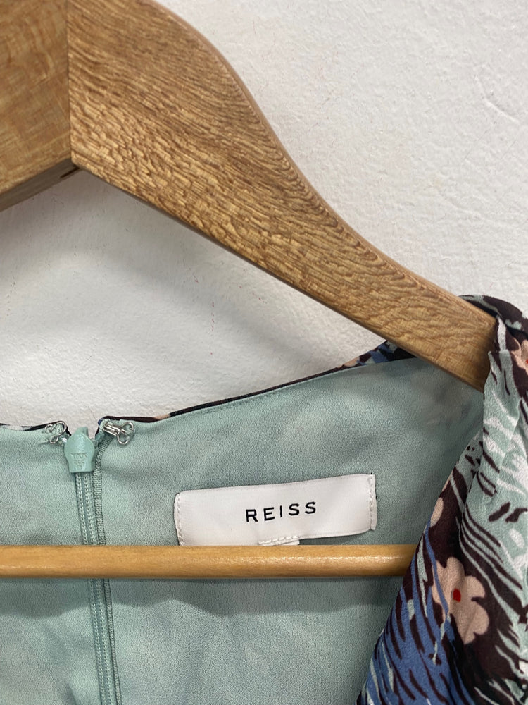 Fabulous REISS Playsuit UK S Multicolor blue green KM004