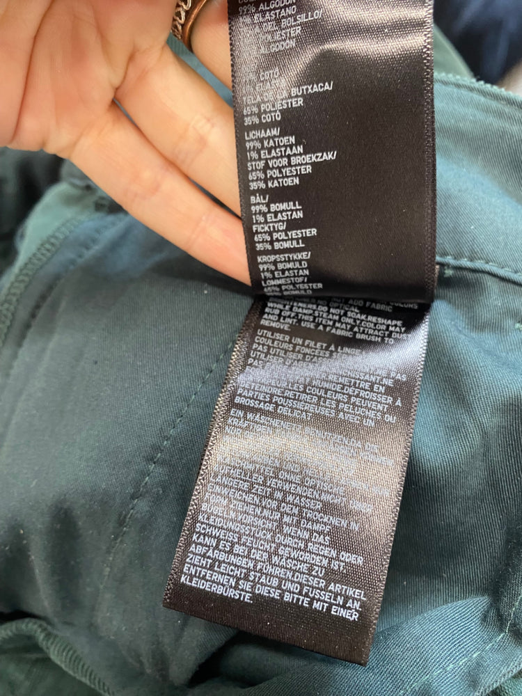 Fabulous Uniqlo Trousers W16 L30 Dark green BS001