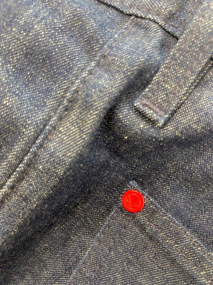 Fabulous Hiut denim co barrel Jeans Daisy W36 L 29 Dark blue daisy BS001