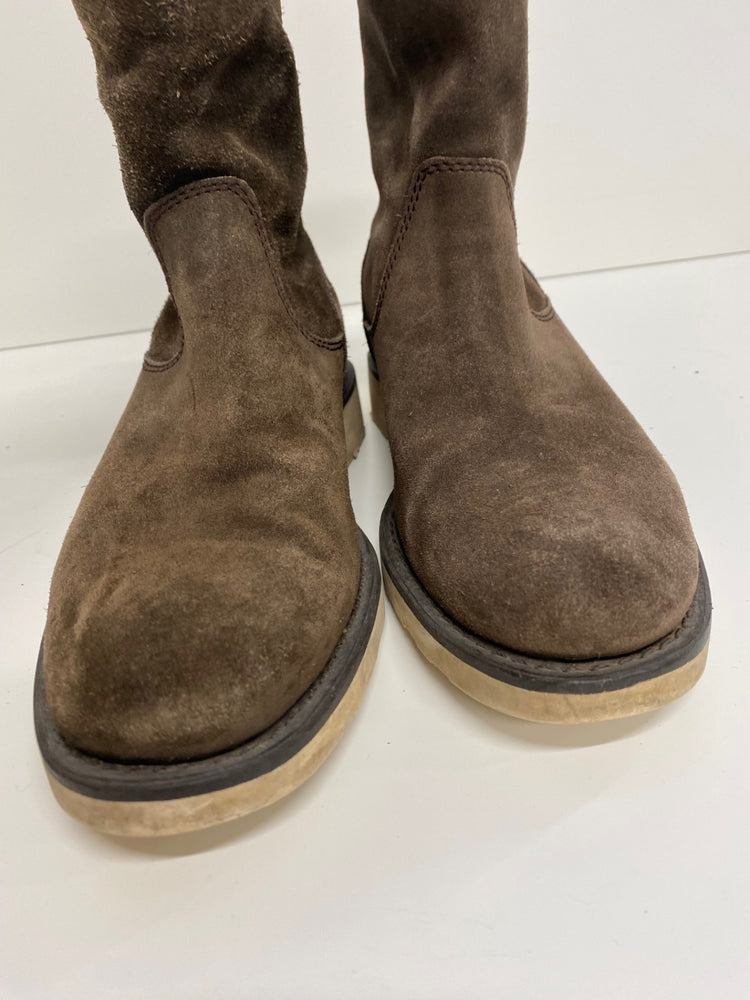 Fabulous G Star suede back zip Boots UK5 Brown BS001