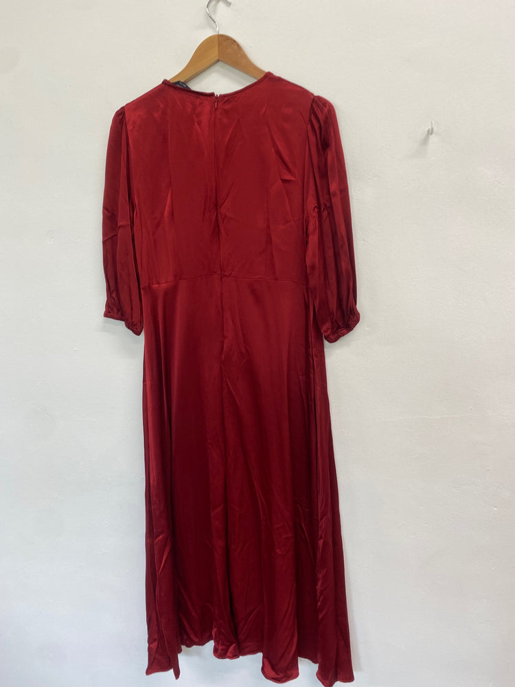 Fabulous Marks & Spencers Dress UK 14 Red ball formal GM143