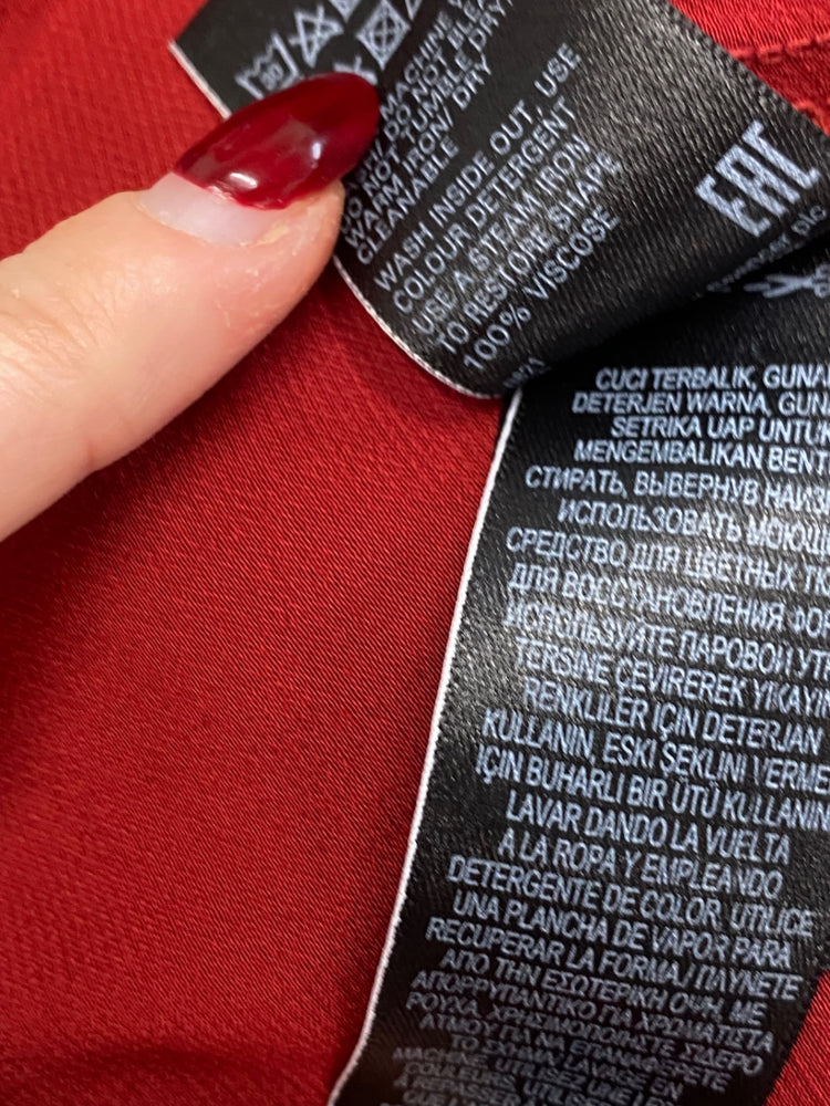 Fabulous Marks & Spencers Dress UK 14 Red ball formal GM143