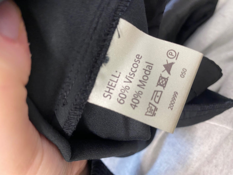 Fabulous Phase Eight Midi Dress UK XS Black cowl neck GM143