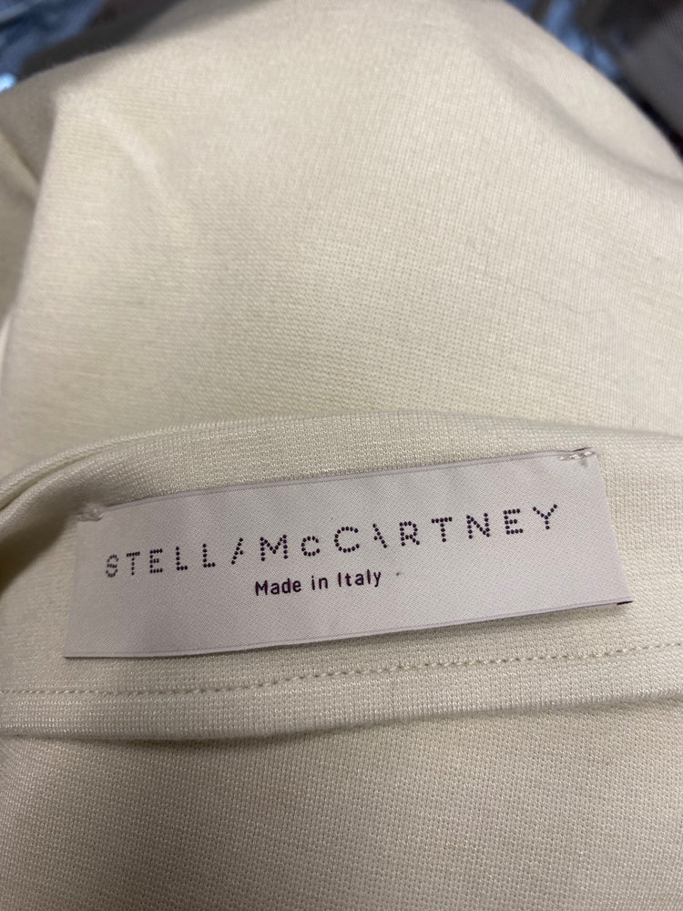 Fabulous Stella McCartney Dress UK14 Beige peplum strapless GM143