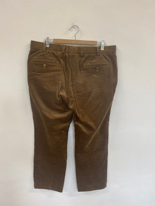 Classic Meyer Sydney Brown Corduroy Trousers W38" L30” GM143