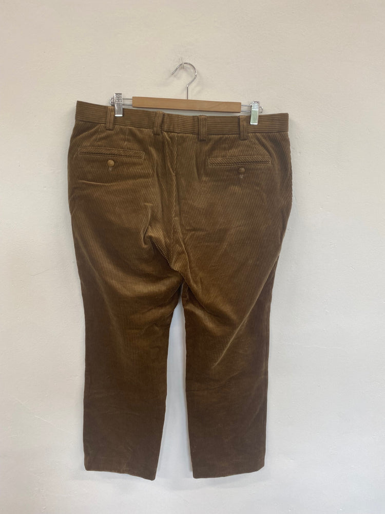 Classic Meyer Sydney Brown Corduroy Trousers W38" L30” GM143