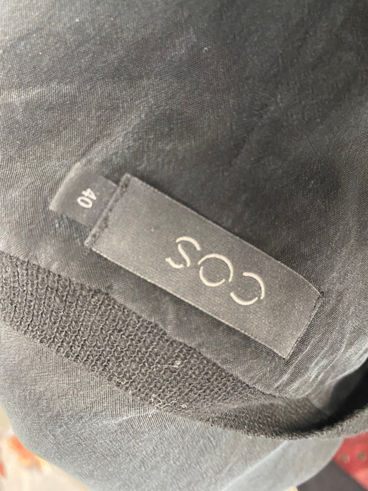 Fabulous COS Jumpsuit UK12 Black wide leg relaxed fit GM143