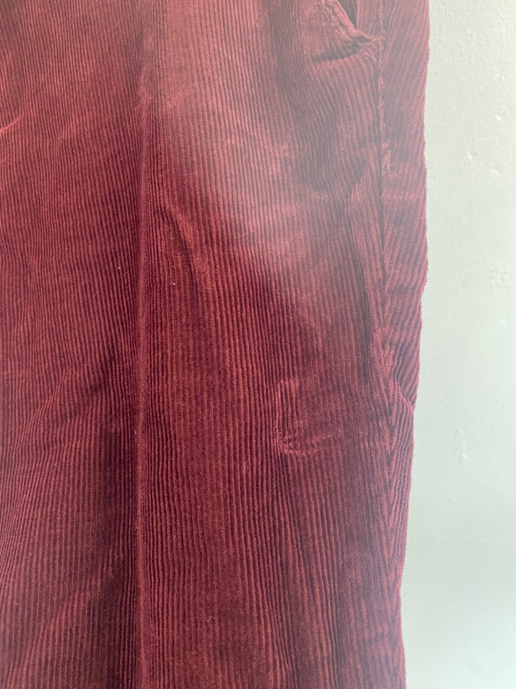 Fabulous Meyer Sydney Burgundy Corduroy Trousers W38" GM143