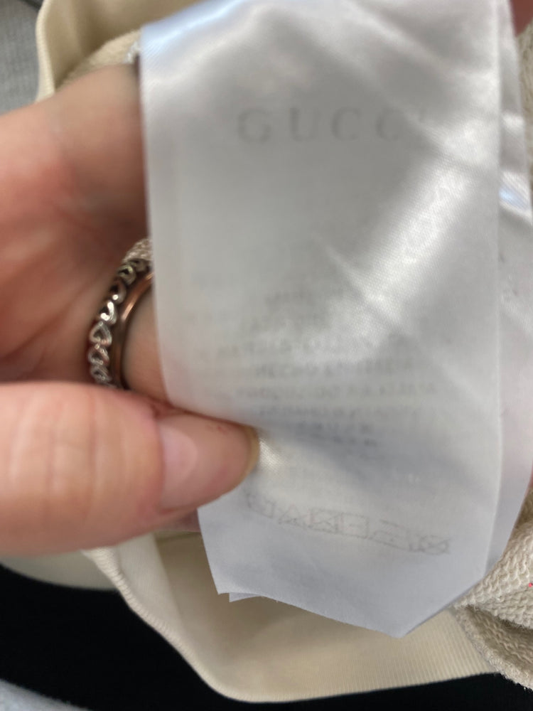 Fabulous Gucci Hoodie Age 10 Cream casual *marked BB001