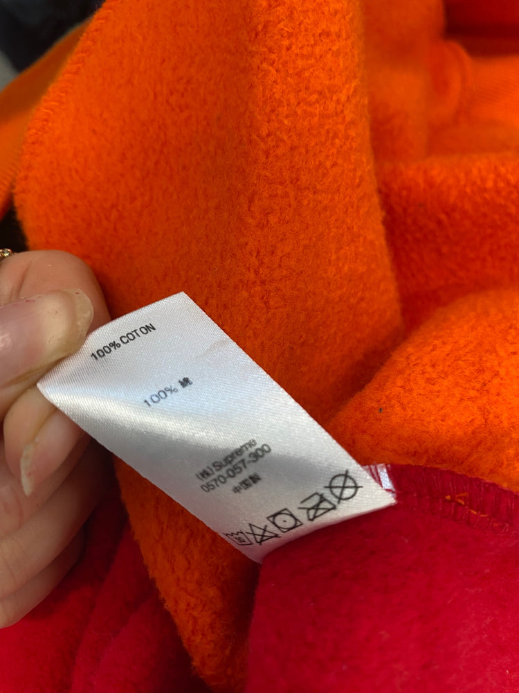 Classic Supreme Sweater UK L Orange colour block GM143