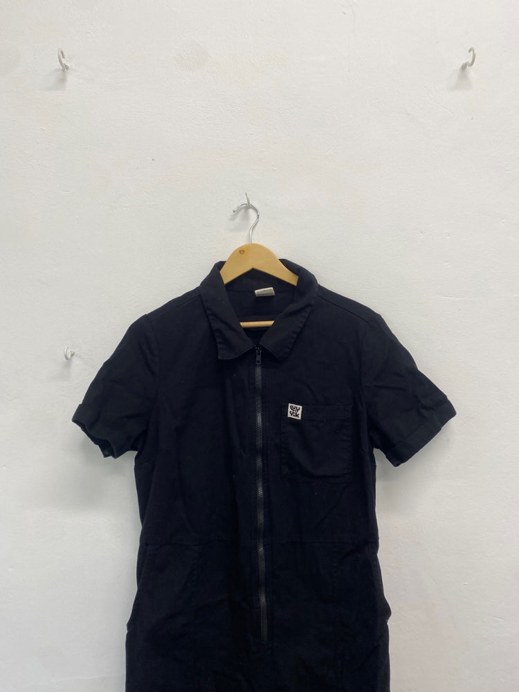 Fabulous Lucy & Yak Jumpsuit UK 16 Black denim CM007