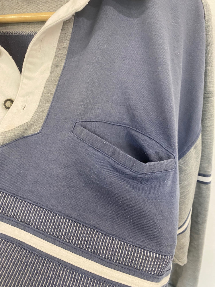 Classic Knightsbridge Blue Mix Sweater UK L GM143