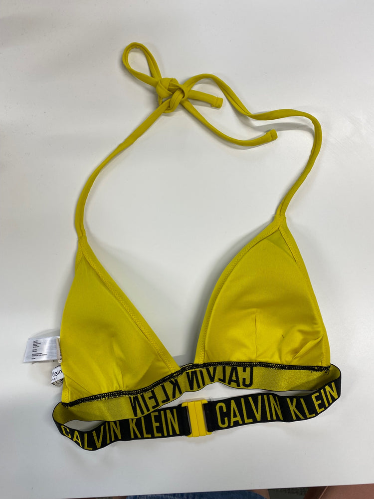 Fabulous Calvin Klein Yellow Intense Power Bikini Top UK M SM438