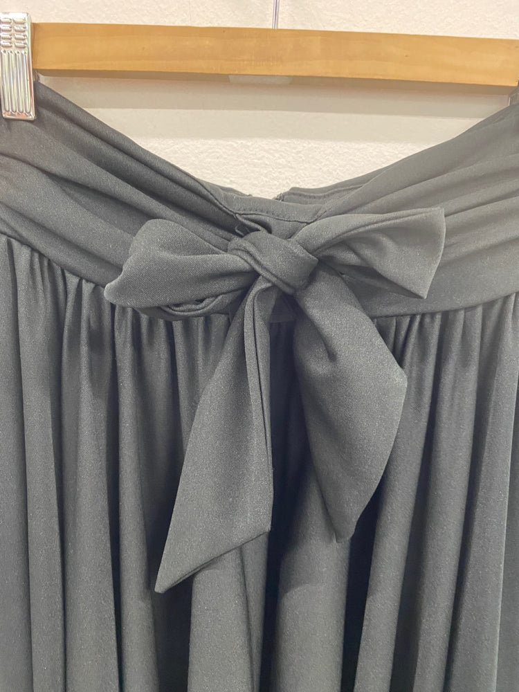 Fabulous After Six by Ronald Joyce Black Tie Front Maxi Skirt UK10 LG276